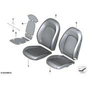 Mini Seat Back Cover - Genuine Mini 52107476242