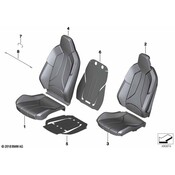 BMW Seat Back Cover - Genuine BMW 52107483277