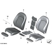 Mini Seat Back Cover - Genuine Mini 52107939831