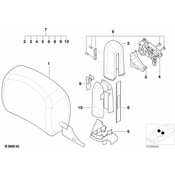 BWM Covering Outer Left (Grau) - Genuine BMW 52108267421
