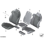 BMW Seat Back Cover - Genuine BMW 52108747368