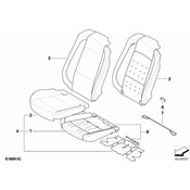 BMW Seat Cushion Pad - Genuine BMW 52109113881