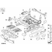 BMW Seat Trim Panel - Genuine BMW 52109120352
