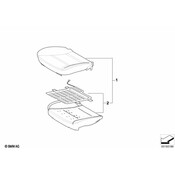BMW Seat Cushion Foam - Genuine BMW 52109144210