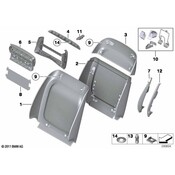 BMW Seat Back Panel - Genuine BMW 52109173676