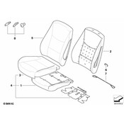 BMW Seat Cushion Foam - Genuine BMW 52109177093