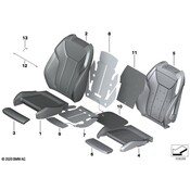 BMW Seat Back Cover - Genuine BMW 52109466677