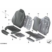 BMW Seat Back Cover - Genuine BMW 52109483420