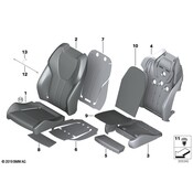 BMW Seat Back Cover - Genuine BMW 52109484021