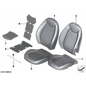 MINI Seat Back Cushion - Genuine MINI 52109802655
