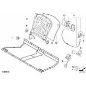 MINI Folding Seat Lock Striker - Genuine MINI 52202751363