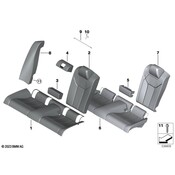 BMW Seat Back Cover - Genuine BMW 52206977254