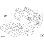 BMW Seat Back Cushion - Genuine BMW 52207170276