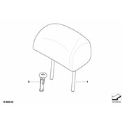 BMW Headrest - Genuine BMW 52207171134