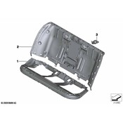 BMW Seat Back Panel Bracket - Genuine BMW 52207205099