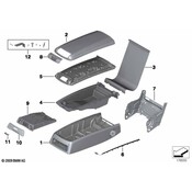 BMW Center Console Latch - Genuine BMW 52207228637