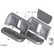 BMW Seat Back Cover - Genuine BMW 52207248486