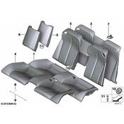BMW Seat Armrest Cover - Genuine BMW 52207280335