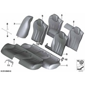 BMW Seat Cushion Foam - Genuine BMW 52207317904