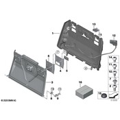 BMW Folding Seat Latch Release Handle - Genuine BMW 52207342341