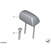 BMW Headrest - Genuine BMW 52207345531