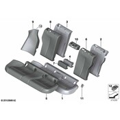 BMW Seat Back Cover - Genuine BMW 52207345810