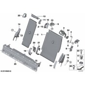BMW Seat Back Panel - Genuine BMW 52207353677