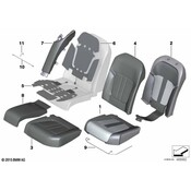 BMW Seat Cushion Foam - Genuine BMW 52207354638