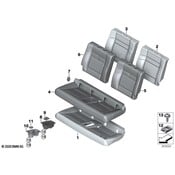 BMW Seat Cover - Genuine BMW 52207362926