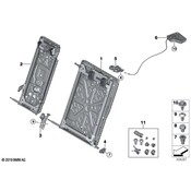 BMW Seat Back Frame - Genuine BMW 52207385898