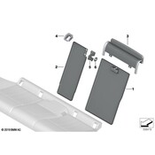 BMW Seat Back Panel - Genuine BMW 52207436509