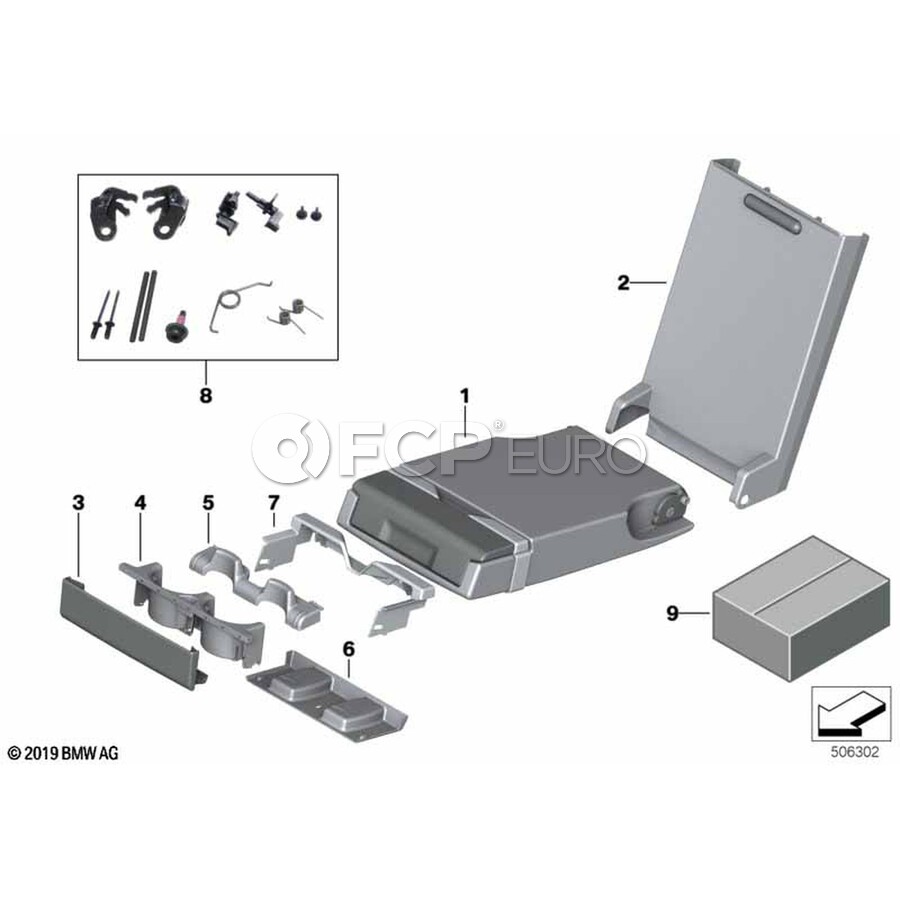 BMW Seat Trim Panel - Genuine BMW 52207437294 | FCP Euro