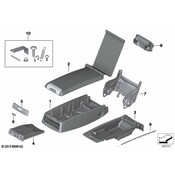 BMW Seat Armrest Cover - Genuine BMW 52207440510