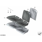 BMW Seat Cushion Pad - Genuine BMW 52207444768