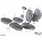 BMW Seat Back Cover - Genuine BMW 52207449826