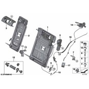 BMW Folding Seat Latch Release Handle - Genuine BMW 52207482056