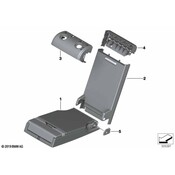 BMW Seat Armrest - Genuine BMW 52207932755