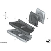 Mini Seat Back Cover - Genuine Mini 52207939579