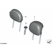 Mini Headrest - Genuine Mini 52207939727
