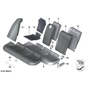 BMW Seat Back Cover - Genuine BMW 52208067369