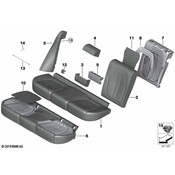 BMW Seat Back Cover - Genuine BMW 52208096216