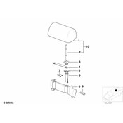 BMW Headrest - Genuine BMW 52208198137