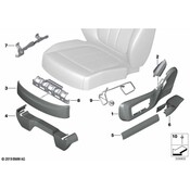 BMW Seat Trim Panel Bracket - Genuine BMW 52208494751