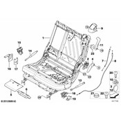 BMW Glove Box Support Left Outer (X5) - Genuine BMW 52209149465