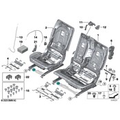BMW Seat Cushion Spring - Genuine BMW 52209472830