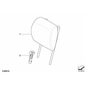 BMW Headrest - Genuine BMW 52307167360
