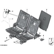BMW Seat Back Panel - Genuine BMW 52307499841