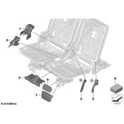 BMW Seat Track Cover - Genuine BMW 52307955607