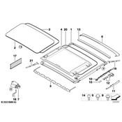 BMW Sunroof Cover - Genuine BMW 54107157446