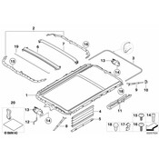 BMW Sunroof Reinforcement - Genuine BMW 54107199382